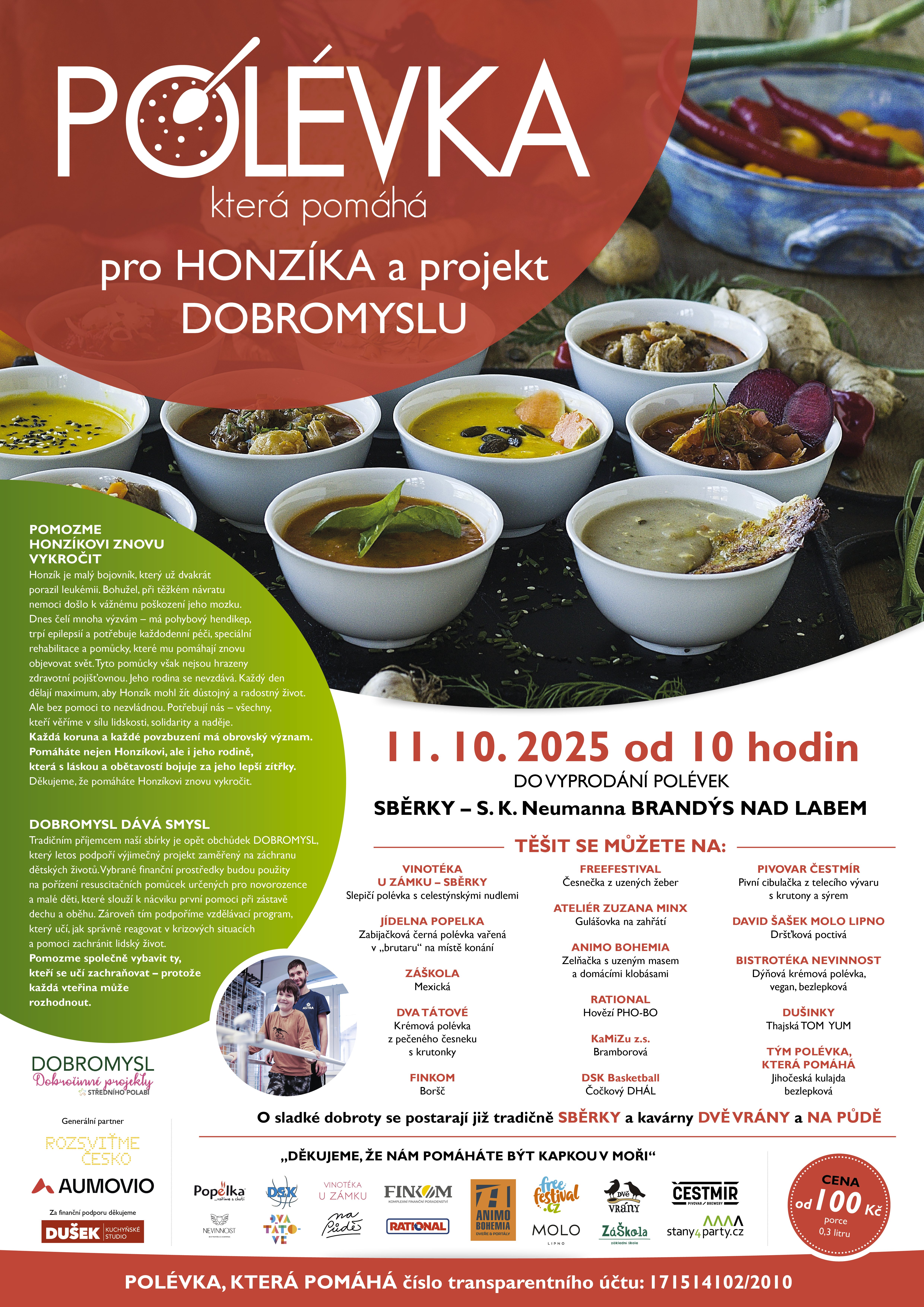 Polévka která pomáhá - Brandýs nad Labem 11.10.2025