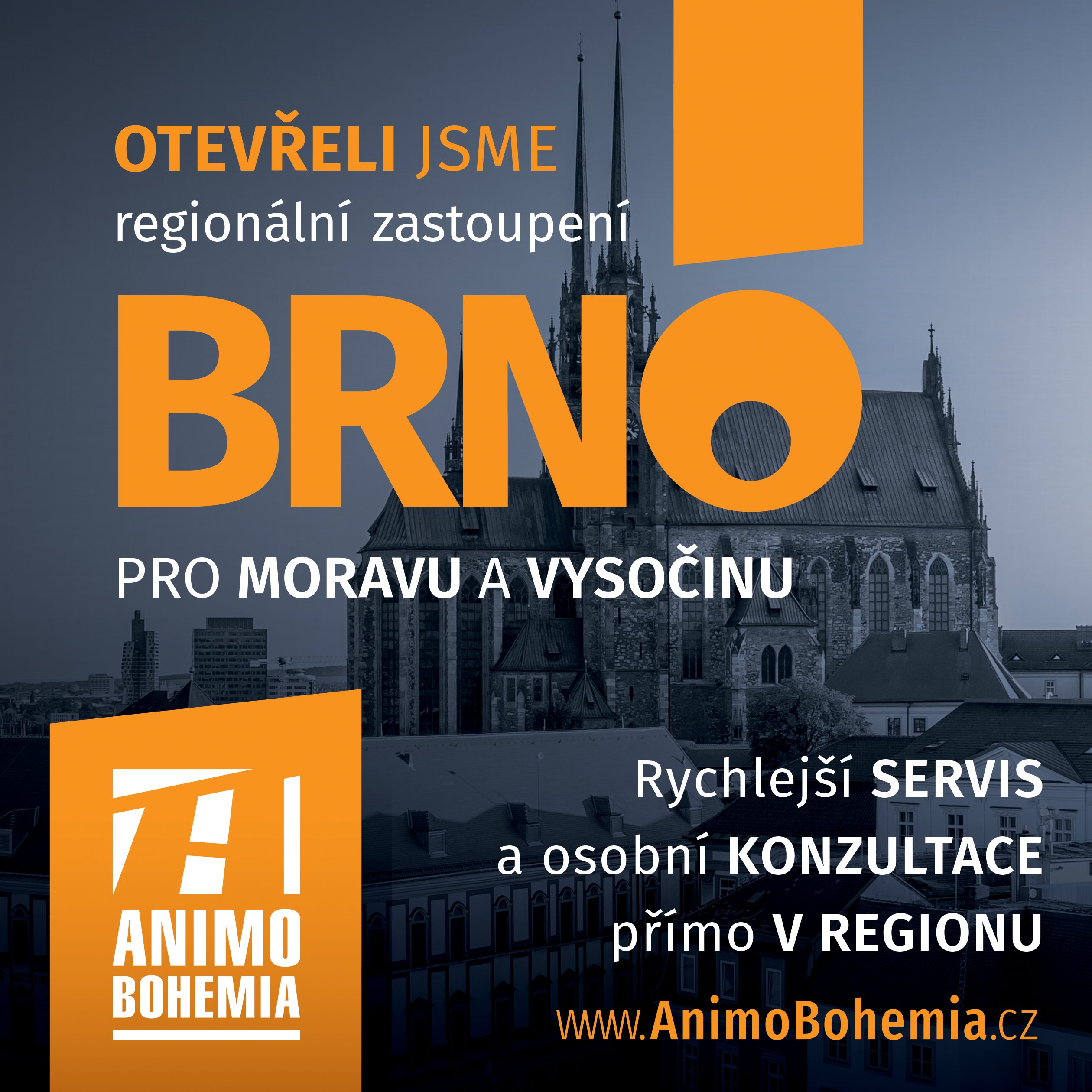 Centrála v Brně pro Moravu a Vysočinu