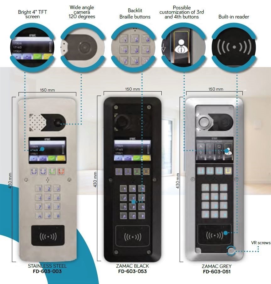 Urmet FDI iPassan se zvonky 2-Smart